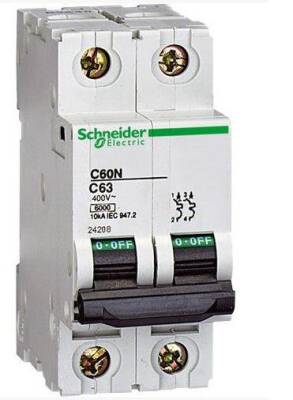 Schneider Electric 24331, 2X1A 6KA C Tipi Otomat - 1