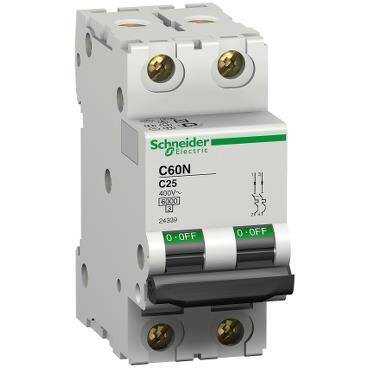 Schneider Electric 24337,  C60N2PC16A 6KA C SE 16A 2KUT OTO SİG - 1