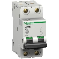 Schneider Electric 24338, C60N2PC20A 6KA C SE 20A 2KUT OTO SİG