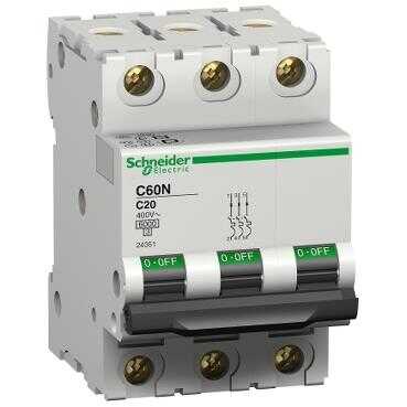  Schneider Electric 24348, C60n3pc6a 6ka C Se 6a 3 Kut Oto Sig.