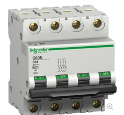 Schneider Electric 24362, C60 - circuit breaker - C60N - 4P - 10A - C curve