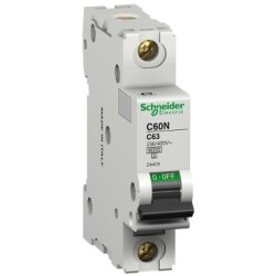 Schneider Electric 24395, C60N1PC1A 6KA C SE 1A 1KUT OTO SİG.