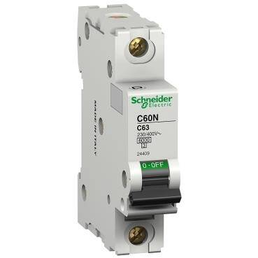 Schneider Electric 24395, C60N1PC1A 6KA C SE 1A 1KUT OTO SİG. - 1