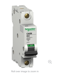 Schneider Electric 24405, M.GERİN C60N1PC25A 6KA C SE 25A 1KUT OTO SİG.