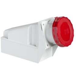 Schneider Electric 81183, Duvar Prizi, 5x63 Amper, Trifaze, 3P+N+T, IP67, Vidalı Bağlantı