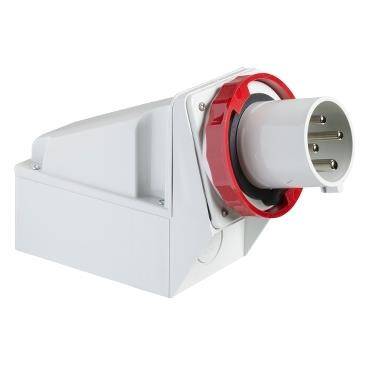 Schneider Electric 81582, Duvar Fişi, 63 Amper, Trifaze, 3P, IP67, Vidalı Bağlantı - 1