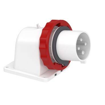 Schneider Electric 83870, Pratika Eğik Makina Fiş - 3*32A - 3P + E - 200..250V AC - IP67 - 1