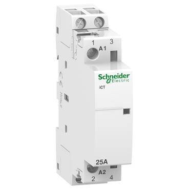 Schneider Electric A9C20732, 25 Amper, 2NA, Sessiz Kontaktör, 230-240 Volt AC, 2 Kutuplu - 1