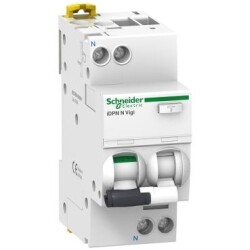 Schneider Electric A9D31616, 16 Amper, 30mA, Monofaze, C Tipi, Kaçak Akım Korumalı Otomatik Sigorta, 2 Kutuplu (1Faz+Nötr), 6 kA - Schneider