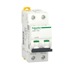Schneider Electric A9F73204, 4 Amper, 2 Fazlı, B Tipi, Otomatik Sigorta, 6 kA, B4x2A