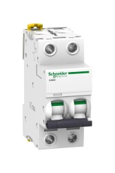 Schneider Electric A9F73250, iC60N - minyatür devre kesici - 2P - 50A - B eğrisi