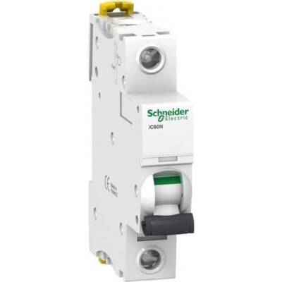 Schneider Electric A9F74101, 1 Amper, 1 Fazlı, C Tipi, Otomatik Sigorta, 6 kA, C1-1 - 1