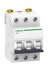 Schneider Electric A9F74306, 6 Amper, 3 Fazlı, C Tipi, Otomatik Sigorta, 6 kA, C6x3A