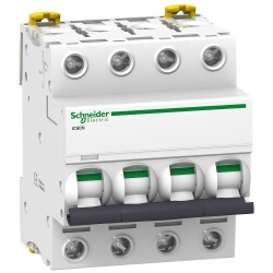 Schneider Electric A9F74416, 16 Amper, 4 Fazlı, C Tipi, Otomatik Sigorta, 6 kA, C16x4A