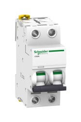 Schneider Electric A9F75206, iC60N - minyatür devre kesici - 2P - 6A - D eğrisi