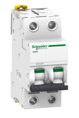 Schneider Electric A9F75240, iC60N - minyatür devre kesici - 2P - 40A - D eğrisi - 1