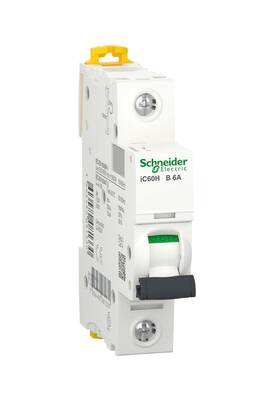 Schneider Electric A9F83106, iC60H - minyatür devre kesici - 1P - 6A - B eğrisi - 1