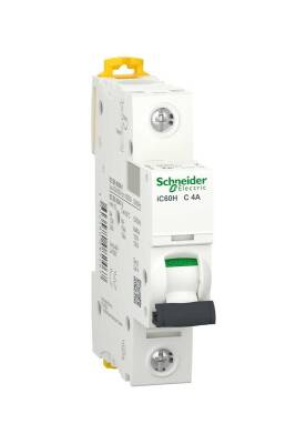 Schneider Electric A9F84104, 4 Amper, 1 Fazlı, C Tipi, Otomatik Sigorta, 10 kA, C4x1 - 1