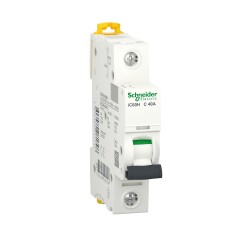 Schneider Electric A9F84140, 40 Amper, 1 Fazlı, C Tipi, Otomatik Sigorta, 10 kA, C40x1