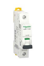 Schneider Electric A9F84163, 63 Amper, 1 Fazlı, C Tipi, Otomatik Sigorta, 10 kA, C63x1