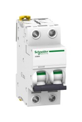 Schneider Electric A9F84225, 25 Amper, 2 Fazlı, C Tipi, Otomatik Sigorta, 10 kA, C25x2
