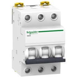 Schneider Electric A9K23325, 25 Amper, 3 Fazlı, B Tipi, Otomatik Sigorta, 6 kA, B25x3 - Schneider