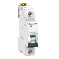 Schneider Electric A9K24106, 6 Amper, 1 Fazlı, C Tipi, Otomatik Sigorta, 6 kA, C6x1 - Schneider