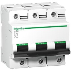 Schneider Electric A9N18367, 100 Amper, 3 Fazlı, C Tipi, Otomatik Sigorta, 10 kA, C100x3 - Schneider