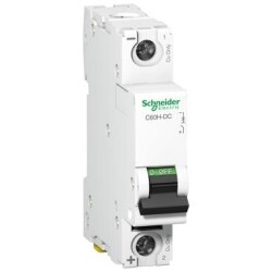 Schneider Electric A9N61504, 4 Amper, 1 Fazlı, C Tipi, DC Uygulamaları İçin Otomatik Sigorta, 6 kA, C4x1