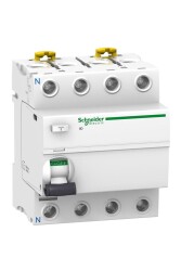 Schneider Electric A9R61425, 25 Amper, 30mA, A-SI Tip, Trifaze, Kaçak Akım Koruma Rölesi, 4 Kutuplu (3 Faz+Nötr)