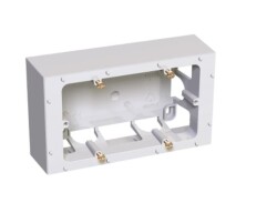 Schneider Electric ALB45444, Altira - yüzey kurulum kutusu - 1 x 2 fonk 45x45 - Derinlik 40mm - beyaz - Schneider