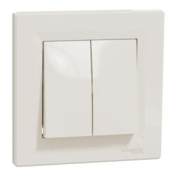 Schneider Electric EPH0300123, Asfora Krem Çerçeveli Komütatör