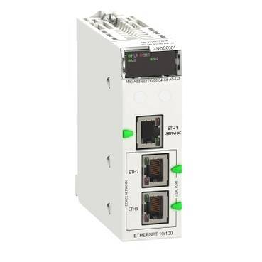 Schneider Electric BMENOC0301, Ağ modülü, Modicon M580, Ethernet IP/Modbus TCP - 1