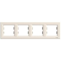 Schneider Electric EPH5800423, Asfora – Dörtlü Çerçeve – Krem