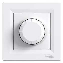 Schneider Electric EPH6600121, Asfora – RC 20-315VA Işıklı Vavien Dimmer, Çerçeveli – Beyaz - Schneider