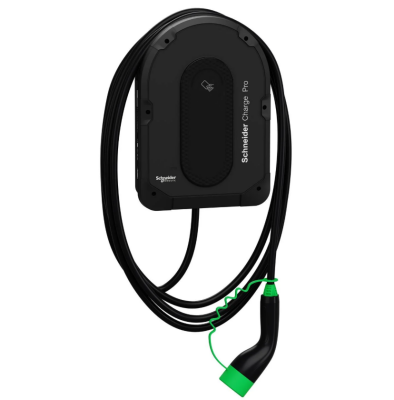 Schneider Electric EVB4S22NC0, Şarj istasyonu, Schneider Charge Pro, 1P-3P, 1-Att. kablosu, 7.4-11-22kW, 16-32A - 1