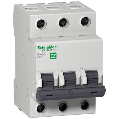 Schneider Electric EZ9F43316, 16 Amper, 3 Fazlı, C Tipi, Otomatik Sigorta, 3 kA, C16x3A - 1