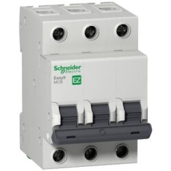 Schneider Electric EZ9F43320, 20 Amper, 3 Fazlı, C Tipi, Otomatik Sigorta, 3 kA, C20x3
