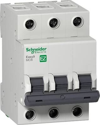 Schneider Electric EZ9F56332, Easy9 MCB 3P 32A C 6000A 400V Otomatik Sigorta - 1