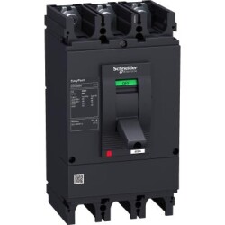 Schneider Electric EZC630H3600N, 600 Amper, 50 kA, 3 Kutuplu, Kompakt Şalter, EZC630H, TM600D Korumalı