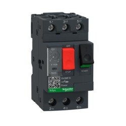 Schneider Electric GV2ME10, TeSys GV2-Devre kesici-termal manyetik - 4...6,3 A - vida kelepçesi terminalleri
