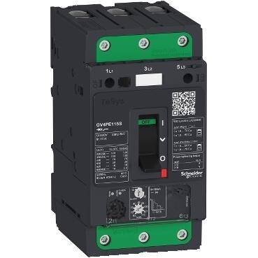 Schneider Electric GV4PE80N, Motor Koruma Şalteri,TeSys GV4, 3P, 80A, Icu 50kA ,termal manyetik, vida kelepçesi terminalleri  - 1