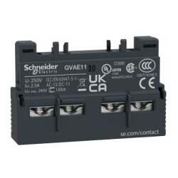 Schneider Electric GVAE11 ,TeSys GV2 ve GV3 - yardımcı kontak - 1 NA + 1 NK