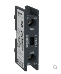 Schneider Electric LA1DN01, Yardımcı kontak bloğu, TeSys Deca, 1NK, önden montaj, vidalı bağlantı terminalleri