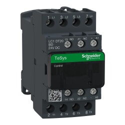 Schneider Electric LC1DT20BD TeSys D Kontaktör - 4P(4 NA) - AC-1 - <= 440 V 20 A - 24 V DC Bobin