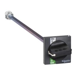 Schneider Electric LV428941, Ön döner kurma kolu INS 40..160 - siyah kol