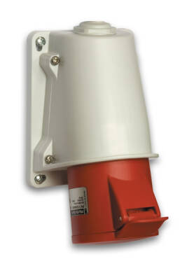 Schneider Electric PKY32W434, Pratika 380-415V AC 3P Trifaze IP44 Hızlı Bağlantılı Eğik Duvar Prizi - 1