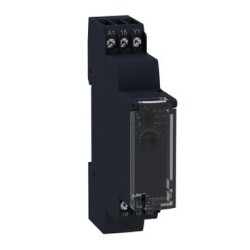 Schneider Electric RE17RCMU, Tek Fonksiyon Rölesi, Harmony Zamanlayıcı Röleleri, 8A, 1Co, 1S..100H, Kapatma Gecikmesi, 24V DC veya 24...240V AC DC