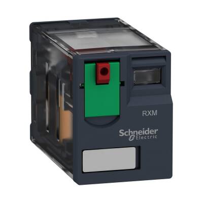 Schneider Electric RXM2AB1P7, minyatür takılabilir röle - Zelio RXM - 2 K/A - 230 V AC - 12 A - 1
