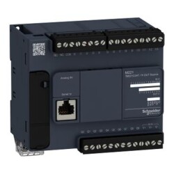 Schneider Electric TM221C24T, kontrolör M221 24 GÇ transistör PNP